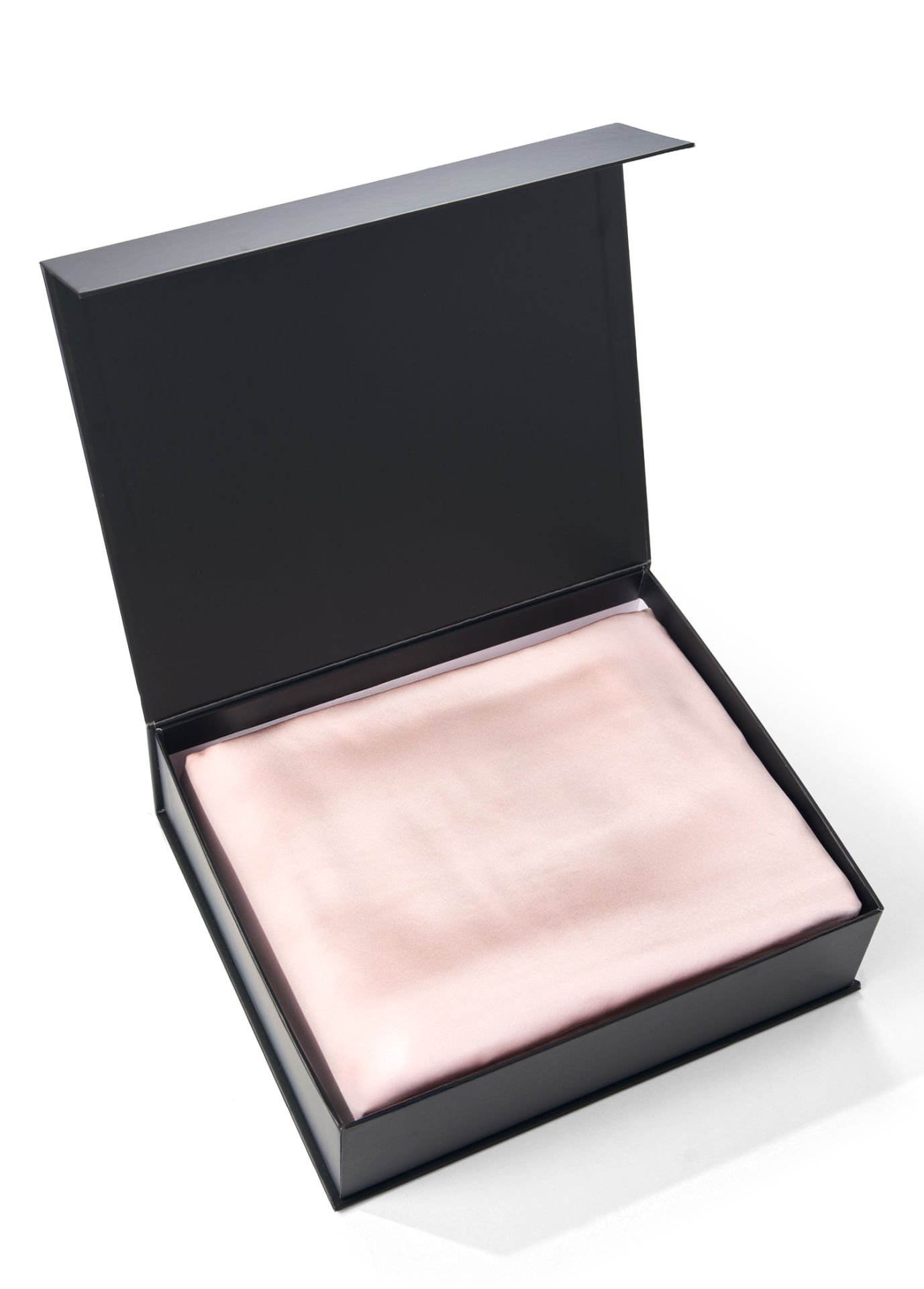 Saf İpek Nevresim Takımı-Çift Kişilik (Açık Pembe)