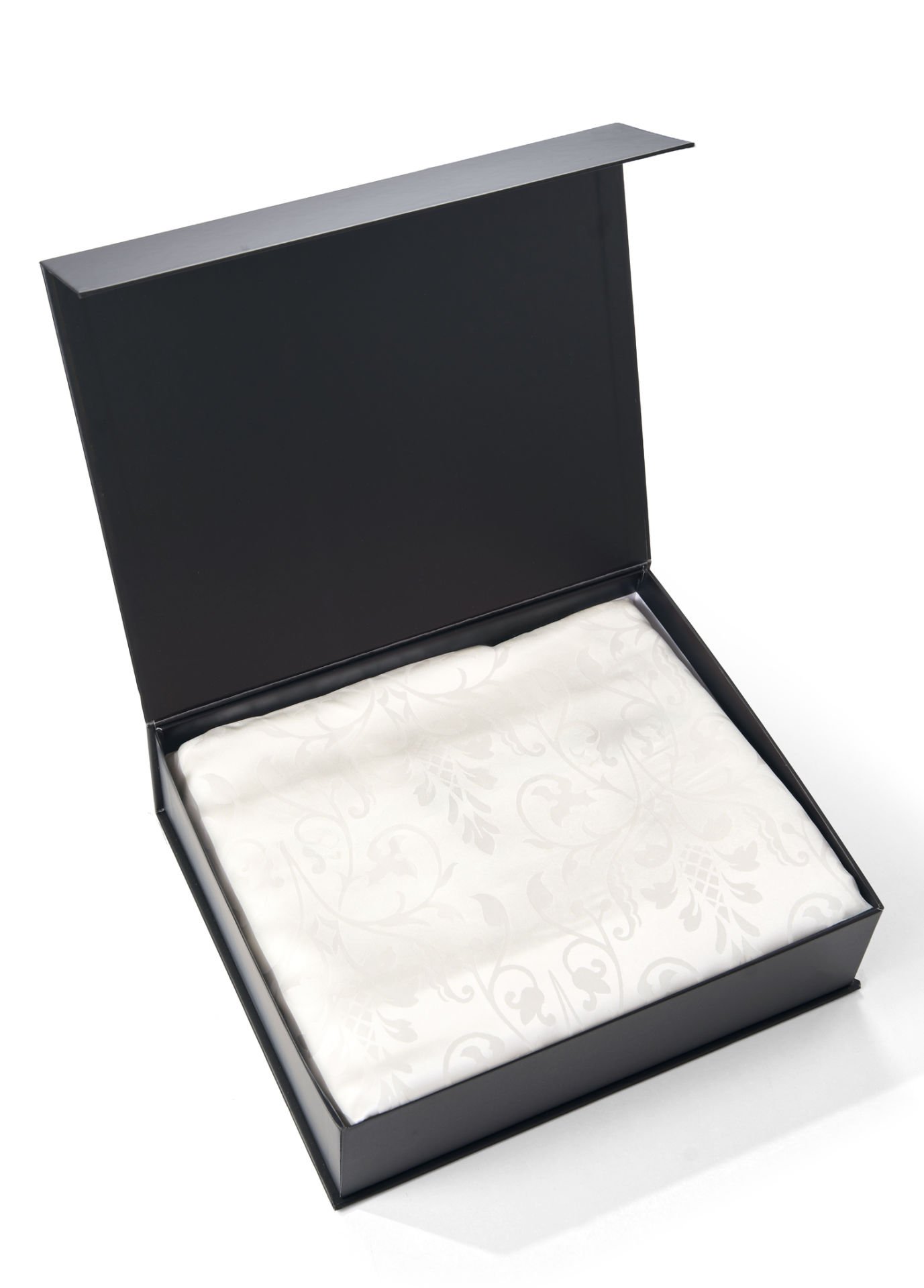 Saf İpek Nevresim Takımı-Çift Kişilik (Kırık Beyaz)