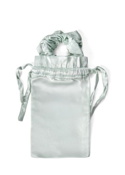 İpek Saç Tokası-Açık yeşil