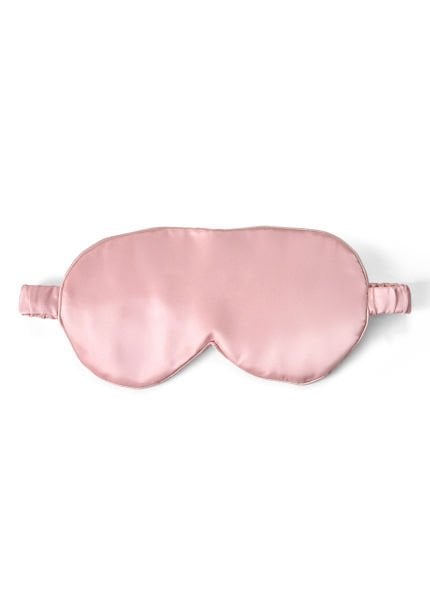 İpek Göz Maskesi-Pembe