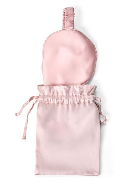 İpek Göz Maskesi-Pembe