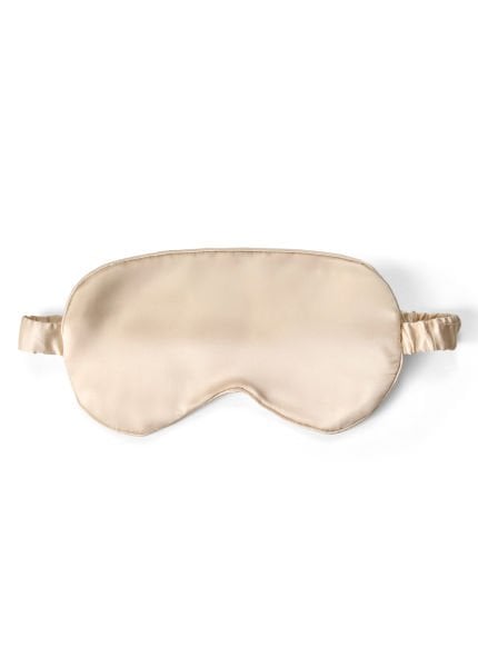 İpek Göz Maskesi-Şampanya